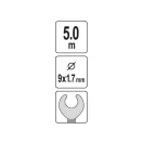 YATO spirală de curățare țevi 5 m/9 mm