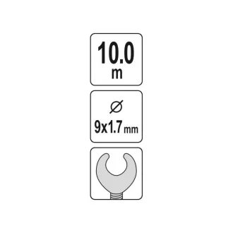 YATO spirală de curățare țevi 10 m/9 mm