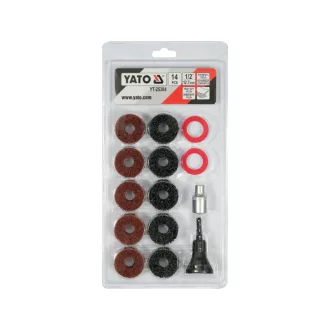 Set de șlefuire butuc YATO 14 bucăți 1/2"
