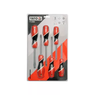 Set de șurubelnițe YATO 6 piese magnetice S2