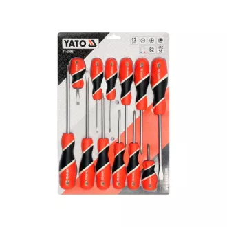 Set de șurubelnițe YATO 12 piese magnetice S2