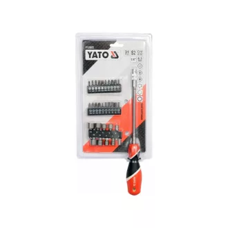 Șurubelniță YATO flexibilă 1/4" 31 piese