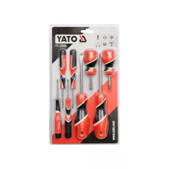 Set de șurubelnițe YATO 8 piese magnetice S2
