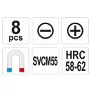 Set de șurubelnițe YATO 8 piese