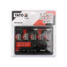 Set șurubelniță de precizie YATO cu acumulator și set de biți 39 de părți 3,6 V Li-Ion (baterie de 0,45 Ah + cablu de încărcare