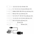 Set șurubelniță de precizie YATO cu acumulator și set de biți 39 de părți 3,6 V Li-Ion (baterie de 0,45 Ah + cablu de încărcare
