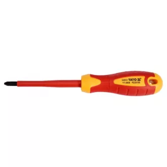 Șurubelniță YATO PZ2 x 100 mm izolată până la 1000 V