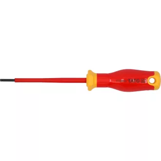   YATO Șurubelniță plată 3 x 100 mm, subțire, izolată până la 1000 V