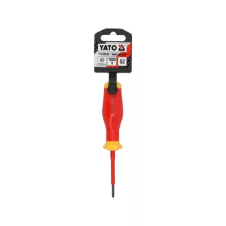  YATO Șurubelniță PH0 x 60 mm, izolație până la 1000 V, design subțire