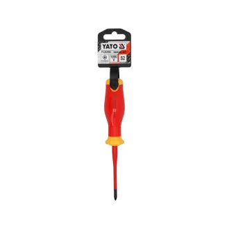   YATO Șurubelniță PZ1 x 80 mm, izolație până la 1000 V, design subțire