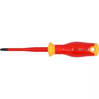   YATO Șurubelniță plată/PH2 x 100 mm, izolație până la 1000 V, design subțire