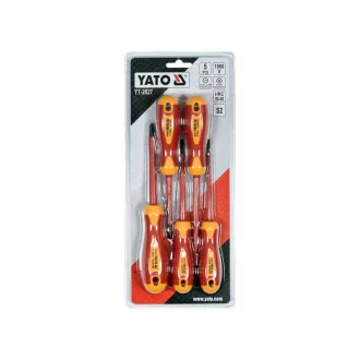 Set de șurubelnițe YATO 5 piese izolate până la 1000 V