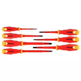 Set de șurubelnițe YATO 7 piese izolate până la 1000 V