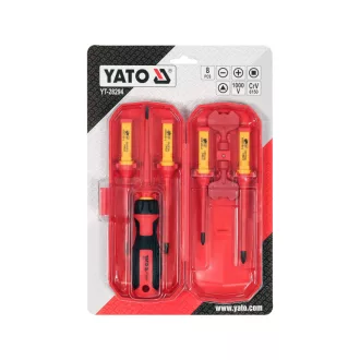   Set de șurubelnițe YATO Precision 8 piese izolate până la 1000 V S2