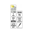 YATO Phase finder măsurare fără contact 12-1000 V izolat