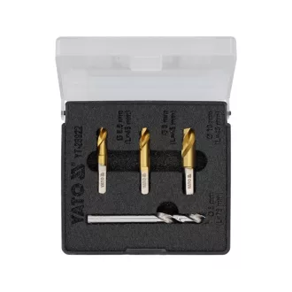   YATO Set de burghie elicoidale pentru sudura punctuala 4 piese HSS Co