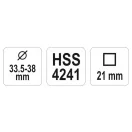 YATO Lustru reglabil 33,5-38 mm