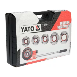   YATO Set de filiere pentru tuburi de 6 piese (1/2"-2")