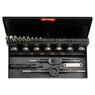   YATO Set de găurire și filetare manual (32 piese) HSS M3-M12