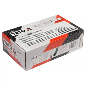   YATO Set de burghie pentru filetare (manual) 29 piese HSS M13-M12