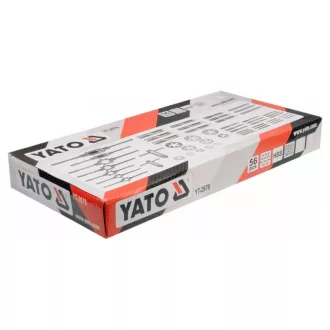   YATO Set de găurit și filetat (manual) 56 de piese HSS M3-M20