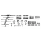 YATO Set de găurit și filetat (manual) 56 de piese HSS M3-M20