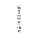 YATO Filieră cu 52 de lame metric 0,25-6,0 mm 60° și Whitworth 4-62 mm 55°