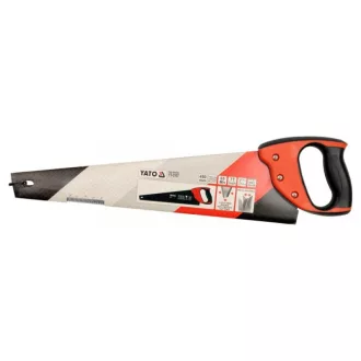  Ferăstrău coadă de vulpe YATO 450 mm acoperit cu teflon cu 3 tăișuri