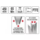 Ferăstrău YATO Foxtail 450 mm acoperit cu teflon