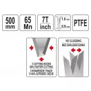 Ferăstrău YATO Foxtail 500 mm acoperit cu teflon