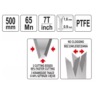 Ferăstrău YATO Foxtail 500 mm acoperit cu teflon