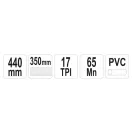 Ferăstrău manual YATO pentru PVC 440 mm