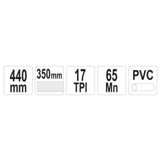 Ferăstrău manual YATO pentru PVC 440 mm