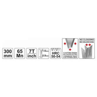 YATO Ferăstrău cu gaură 300 mm