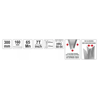 Fiastrau YATO pentru gips-carton 160 mm
