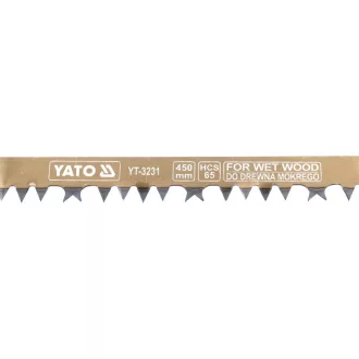 Pânză de ferăstrău YATO pentru lemn umed 450 mm