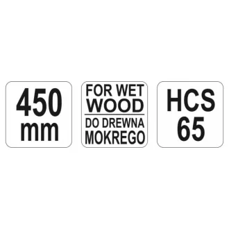 Pânză de ferăstrău YATO pentru lemn umed 450 mm