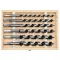 YATO Set de burghie cu spirale pentru lemn, 6 buc (10-12-14-16-18-20 mm), 230 mm Hex