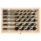 YATO Set de burghie elicoidale pentru lemn 6 piese (10-12-14-16-18-20 mm) 200 mm SDS-Plus