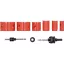 YATO Set de tăietori circulari de 8 bucăți (22-73 mm) bimetalic