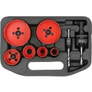 YATO Set de tăietori circulari de 8 bucăți (22-73 mm) bimetalic