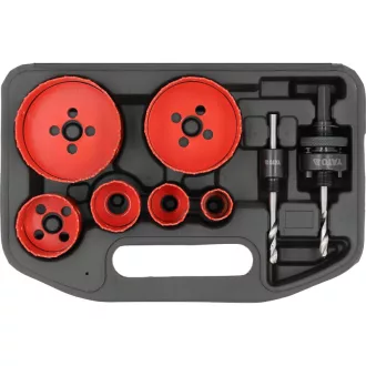   YATO Set de tăietori circulari de 8 bucăți (22-73 mm) bimetalic
