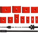 YATO Set de decupatoare circulare 15 piese (19-76 mm) bimetalic