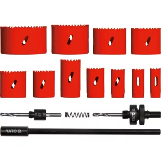   YATO Set de decupatoare circulare 15 piese (19-76 mm) bimetalic