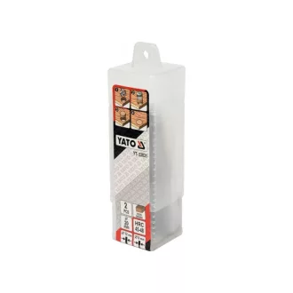 YATO Set de burghie Forstner și de găurire 2 piese 20 mm