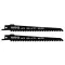 YATO Lama de fierastrau sabie pentru lemn 150/1,2 mm 4 TPI HCS (2 buc)