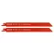 YATO Lama de fierăstrău sabie bimetalică de 225 mm/10TPI (2 buc)