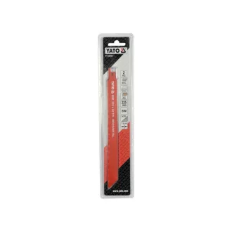   YATO Lamă de fierăstrău sabie pentru lemn, metal 225/1,0 mm (2 buc)