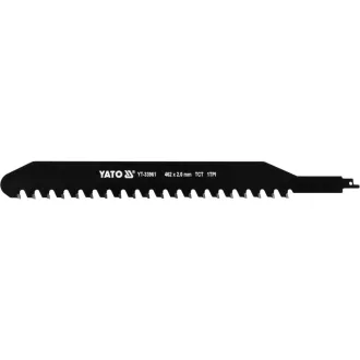   YATO Lamă pentru fierăstrăul cu acțiune reciprocă 462 mm/1TPI TCT