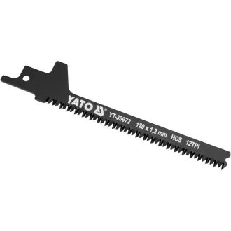   YATO Pană pentru ferăstrău sabie pentru lemn 120 mm / 12 TPI (pentru tăiere curbată)